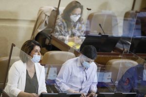 Diputados en la sesión