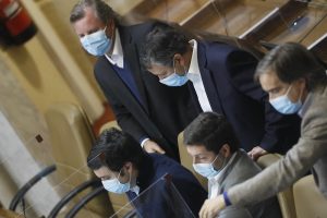 Diputados en la sesión