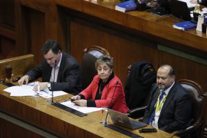 Ministros en la sesión