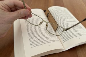 Uso de lentes para lectura