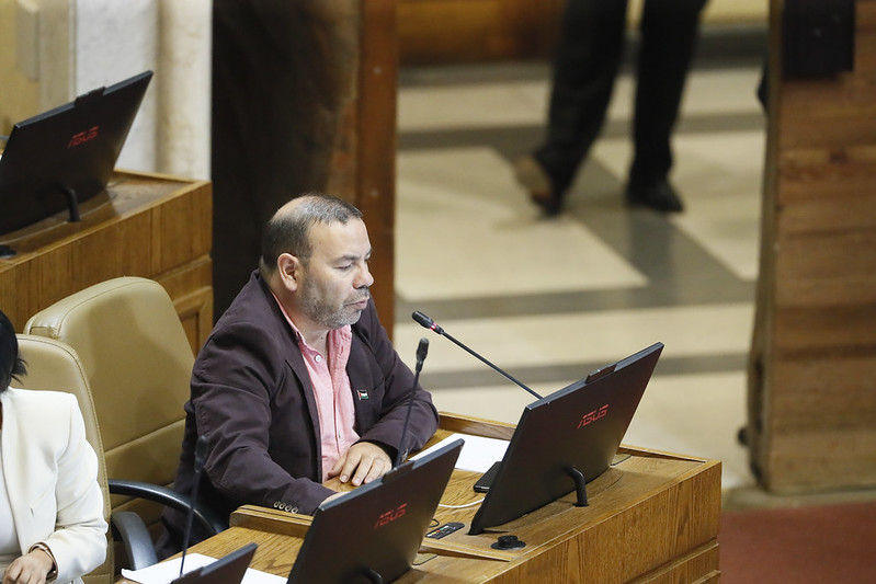 Dip. Boris Barrera abriendo el debate de la sesión por la Operación Tributo