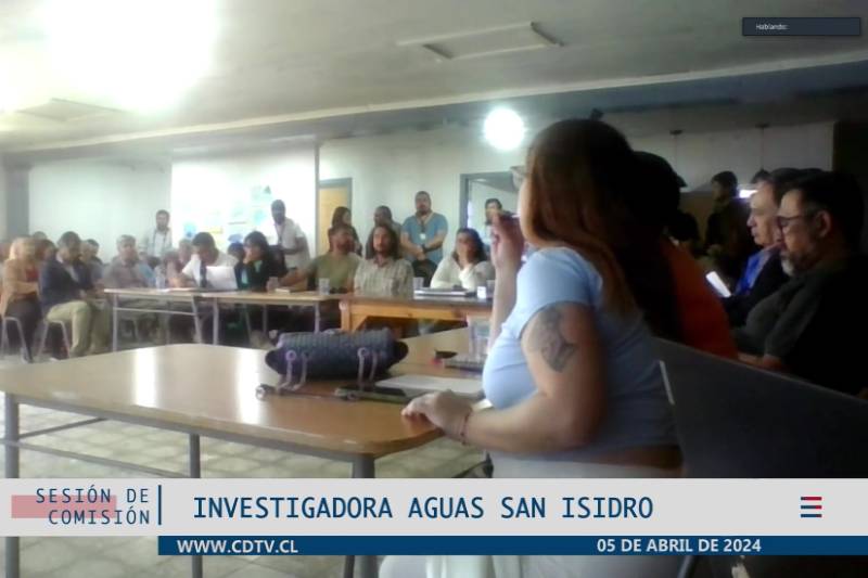 investigadora San Isidro