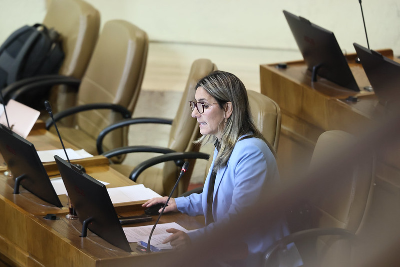 Dip. Erika Olivera en el debate que sanciona la corrupción en el deporte