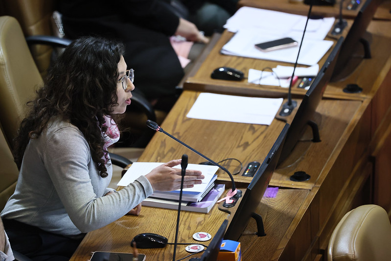 Dip. Gael Yeomans en el debate del proyecto sobre cumplimiento tributario