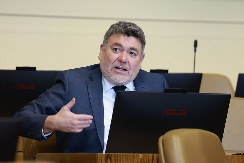 Dip. Nelson Venegas, en el debate