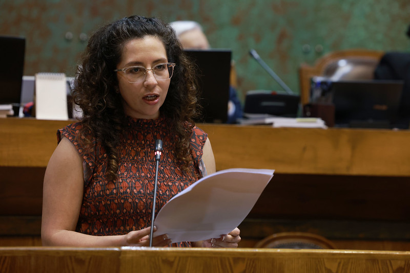 Diputada Gael Yeomans rinde el informe de Hacienda sobre el reajuste