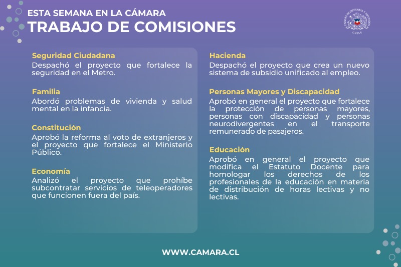 Un estudio sobre vivienda e infancia entre los temas de las comisiones 